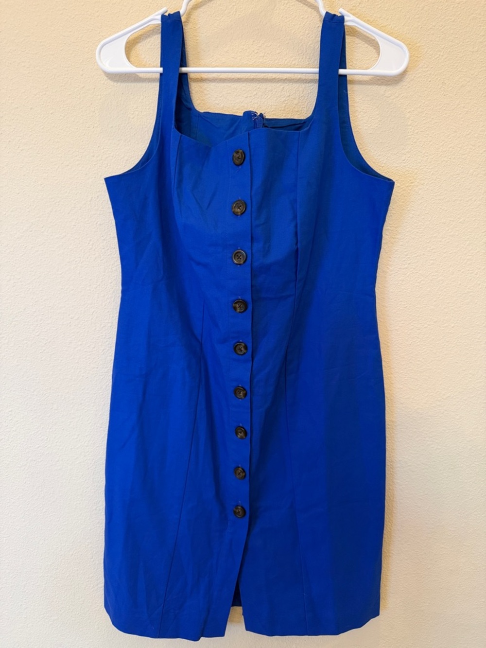 Ann Taylor Button-Front Sleeveless Petite Dress Size 8P